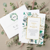 Eucalyptus Garden Greenery Wedding Welcome Tote Bag (Personaliseer deze collectie van deze onafhankelijke maker. Test)