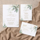 Eucalyptus Greenery Tabel Nummer 8 Zitkuur Kaart (Personaliseer de collectie van deze zelfstandige maker.)