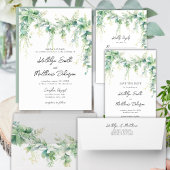 Eucalyptus Tuin Bruiloft 12 Tafel Zitkaarten Poster