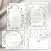 Eucalyptus groen wit bloem inpakpapier