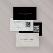 EVERLY Art Deco Minimal Business Gift Certificate Visitekaartje