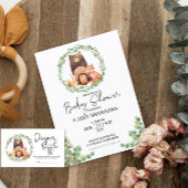 Baby shower Decor|Woodland animals| Welcome sign Poster