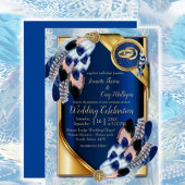 Lichtblauw, Roze & Witte Mandala's Aankondigingskaart