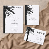 Aangepaste strandpalmbestemming bruiloft canvas ta tote bag (Personaliseer de collectie van deze zelfstandige maker.)