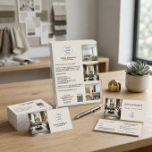 Moderne aangepaste logo professionele zakelijke flyer