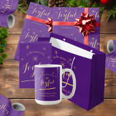 Kerstmis is het seizoen om vreugdevolle Schattigee Sparkling Wijnetiket