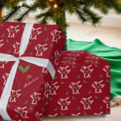 Fa La La Feestelijke Holly Kerst servetten