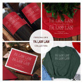 Fa Law Law Funny Lawyer Joke Christmas Groot Cadeauzakje