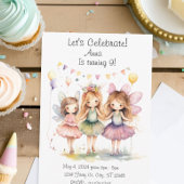 Fairy Verjaardagsfeestje servetten