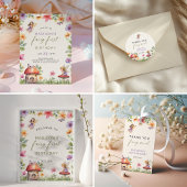 Eerste verjaardag bedankkaart voor fee Veel fee ka