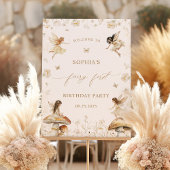 Fairy Birthday Boho Bedankt Ronde Sticker