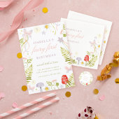 Bos Waterverf Groene Fee Eerste Verjaardag Papieren Bordje