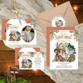 Fairy First Woodland Dieren Paddestoel 1e verjaard Papieren Bekers