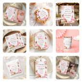 Fairy Floral Girls 1st Birthday Party Bedankkaart