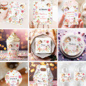 Fairy Birthday 1st Enchanted Forest Girl Backdrop Spandoek