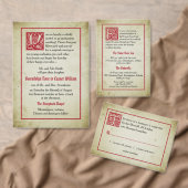  rode monogram envelop afdichting ronde sticker (Personaliseer de collectie van deze zelfstandige maker.)