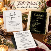 Script Mr en Mrs Monogram Trouwdag Zwart Etiket