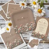 Boho Chic Wildflower Daisy Baby in Bloom Shower Kaart