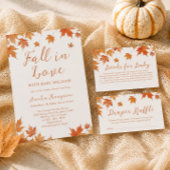 Herfst Baby Shower Hoe Groot Is Haar Buik Poster