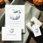  Waterverf White Pumpkin Return-adres Etiket