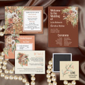 Herfst Botanicals Wedding Suite Paper Bord (Rust)