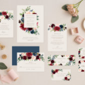 Herfst Elegance Deel het Liefde Tafelteken Kaart