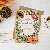 Klaar om het kleine pompoen Baby shower te ontmoet T-shirt