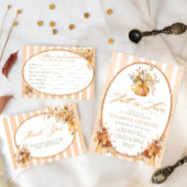 Fall in Love Fall Pumpkin Bridal Shower Servet