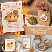 Sweet Pumpkin Herfst Baby shower Kaart
