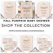 Een beetje pompoen is onderweg Baby shower Kaart