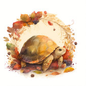 Herfst / Herfstvibes Tortoise - Verjaardagsfeest - Papieren Bordje