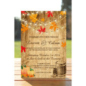 Herfst Land Wedding Save the Date with Photo Magneet
