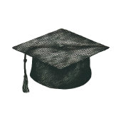 Afstudeerfeest voetstuk teken reclamebord met voetstuk