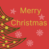 Familie Kerstboom foto's Cadeaulabel