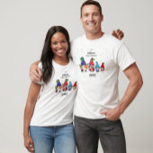 Vrolijk Kerstfeest Verspreide Gnomen Kaart