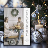 Baby Eerste Kerstfoto Keepsake Keramisch Ornament