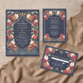 Enchanted Garden Wedding Save the Date Groen Kaart (Personaliseer de collectie van deze zelfstandige maker.)