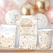 Fantasie wilde bloem fee eerste Uitnodiging