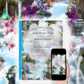 Fantasy Baby shower Invitation Kaart