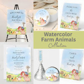 Boerderijdier Baby Shower Uitnodiging