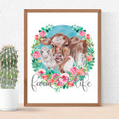 Familie Boerderij Homestead Chicken Koe Market Gar Visitekaartje