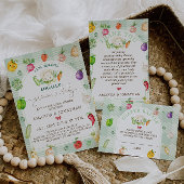 Boeren verkopen Baby shower Kaart