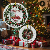 Rustieke boerderij noodlijdend hout cadeaupapier