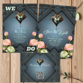 Fascinerend steampunk hart plaatskaartje