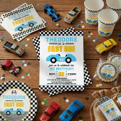 Snel één raceauto 1e verjaardagsfeestje