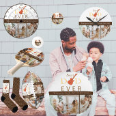 Fotocollage Beste papa ooit Keepsake Vaders Day Muismat