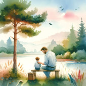 Ik hou van je, pap ronde sticker