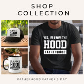 Funny Hood Vaderschap Vaderdag T-shirt