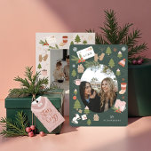 Een paar van onze favoriete kerstdingen Blush Roze Folie Feestdagenkaart