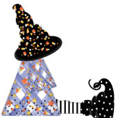 Uitnodigingen van Halloween-partijen